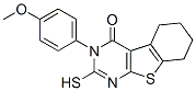 2-Mercapto-3-(4-methoxy-phenyl)-5,6,7,8-tetrahydro-3H-benzo[4,5]thieno[2,3-d]pyrimidin-4-one Structure,65234-02-8Structure