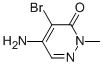 5-Amino-4-bromo-2-methyl-2h-pyridazin-3-one Structure,65269-63-8Structure