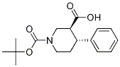 (3S,4r)-1-(tert-butoxycarbonyl)-4-phenylpiperidine-3-carboxylic acid Structure,652971-20-5Structure