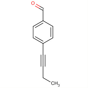 Benzaldehyde, 4-(1-butynyl)-(9ci) Structure,652974-14-6Structure