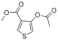 Methyl 4-acetoxythiophene-3-carboxylate Structure,65369-31-5Structure