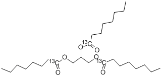 Glyceryl tri(octanoate-1-13C) Structure,65402-55-3Structure