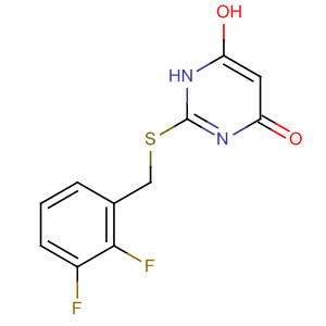 2-(2,3-Difluoro-benzylsulfanyl)-pyrimidine-4,6-diol Structure,654073-28-6Structure