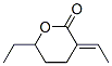 2H-pyran-2-one, 6-ethyl-3-ethylidenetetrahydro-(9ci) Structure,654085-54-8Structure