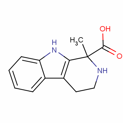 1-Methyl-2,3,4,9-tetrahydro-1H-beta-carboline-1-carboxylic acid Structure,6543-83-5Structure