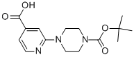 2-[4-(Tert-butoxycarbonyl)piperazin-1-yl]isonicotinic acid Structure,654663-42-0Structure