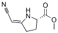 Proline, 5-(cyanomethylene)-, methyl ester, (z)-(9ci) Structure,65571-75-7Structure