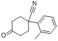 1-(2-Methylphenyl)-4-oxocyclohexanecarbonitrile Structure,65619-09-2Structure