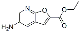 Furo[2,3-B]pyridine-2-carboxylic acid, 5-amino-, ethyl ester Structure,6562-74-9Structure