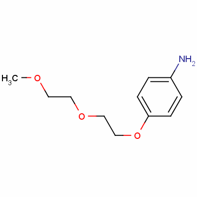 4-[2-(2-Methoxyethoxy)ethoxy]phenylamine Structure,65673-48-5Structure