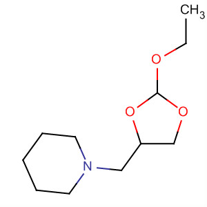 Piperidine, 1-[(2-ethoxy-1,3-dioxolan-4-yl)methyl]-(9ci) Structure,656814-54-9Structure