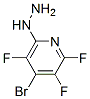 4-Bromo-2,3,5-trifluoro-6-hydrazinopyridine Structure,65717-66-0Structure