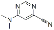 4-Pyrimidinecarbonitrile, 6-(dimethylamino)-(9ci) Structure,65735-63-9Structure