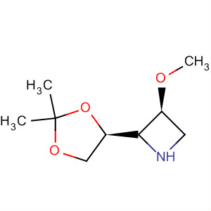 Azetidine, 2-[(4s)-2,2-dimethyl-1,3-dioxolan-4-yl]-3-methoxy-, (2r,3s)-(9ci) Structure,657394-03-1Structure