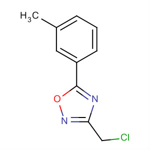 3-Chloromethyl-5-(3-methyl-phenyl)-[1,2,4]oxadiazole Structure,657423-51-3Structure