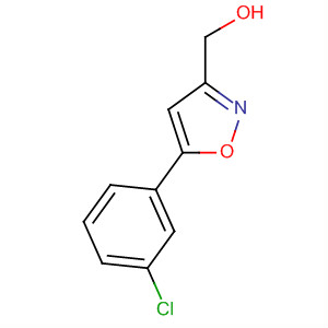 [5-(3-Chlorophenyl)isoxazol-3-yl]methanol Structure,657424-79-8Structure