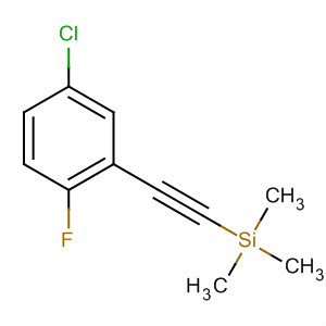 (2-(5-Chloro-2-fluorophenyl)ethynyl)trimethylsilane Structure,657425-05-3Structure