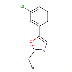 2-(Bromomethyl)-5-(3-chlorophenyl)oxazole Structure,657425-40-6Structure