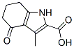 3-Methyl-4-oxo-4,5,6,7-tetrahydro-1H-indole-2-carboxylic acid Structure,6577-89-5Structure