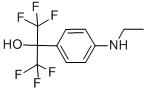 2-(4-Ethylamino-phenyl)-1,1,1,3,3,3-hexafluoro-propan-2-ol Structure,65797-85-5Structure