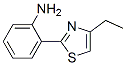 Benzenamine, 2-(4-ethyl-2-thiazolyl)-(9ci) Structure,658076-26-7Structure