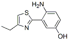 Phenol, 4-amino-3-(4-ethyl-2-thiazolyl)-(9ci) Structure,658076-59-6Structure