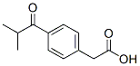 Benzeneacetic acid, 4-(2-methyl-1-oxopropyl)-(9ci) Structure,65813-68-5Structure