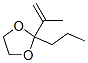 1,3-Dioxolane, 2-(1-methylethenyl)-2-propyl- Structure,65818-25-9Structure