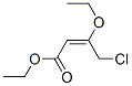 4-Chloro-3-ethoxy-but-2-enoic acid ethyl ester Structure,65840-68-8Structure