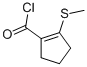 1-Cyclopentene-1-carbonyl chloride, 2-(methylthio)- (9ci) Structure,65936-20-1Structure