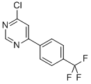 4-Chloro-6-(4-(trifluoromethyl)phenyl)pyrimidine Structure,659729-09-6Structure