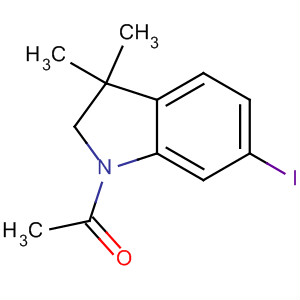 1-(6-Iodo-3,3-dimethylindolin-1-yl)ethanone Structure,659731-42-7Structure