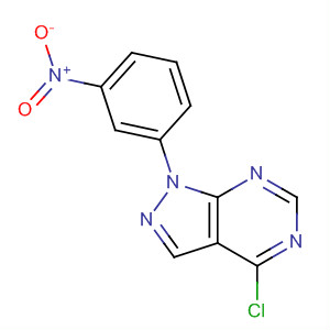 4-Chloro-1-(3-nitrophenyl)-1h-pyrazolo[3,4-d]pyrimidine Structure,65974-01-8Structure