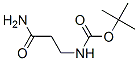 3-(Tert-butoxycarbonylamino)propanamide Structure,65983-35-9Structure