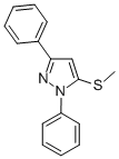 1,3-Diphenyl-5-methylthio-1h-pyrazole Structure,66040-87-7Structure