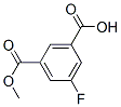 3-Fluoro-5-(methoxycarbonyl)benzoic acid Structure,660416-36-4Structure