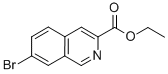 Ethyl 7-bromoisoquinoline-3-carboxylate Structure,660830-62-6Structure