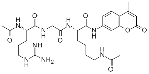 Ac-arg-gly-lys(ac)-amc Structure,660846-97-9Structure