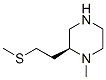 Piperazine, 1-methyl-2-[2-(methylthio)ethyl]-, (2s)-(9ci) Structure,660862-42-0Structure