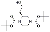 (S)-di-tert-butyl2-(2-hydroxyethyl)piperazine-1,4-dicarboxylate Structure,660862-48-6Structure