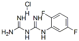 1-(2,5-Difluorophenyl)biguanide hydrochloride Structure,66088-53-7Structure