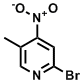 2-Bromo-5-methyl-4-nitropyridine Structure,66092-62-4Structure