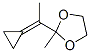 1,3-Dioxolane, 2-(1-cyclopropylideneethyl)-2-methyl- Structure,66115-41-1Structure