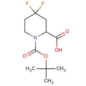 1-(Tert-butoxycarbonyl)-4,4-difluoropiperidine-2-carboxylicacid Structure,661458-34-0Structure