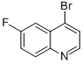 4-Bromo-6-fluoroquinoline Structure,661463-17-8Structure