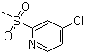 4-Chloro-2-(methylsulfonyl)pyridine Structure,66154-70-9Structure