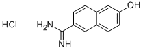 6-Amidino-2-naphthol, hydrochloride Structure,66217-10-5Structure