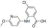 4-Chloro-2-[(6-methoxy-3-pyridinyl)amino] benzoic acid Structure,6626-07-9Structure