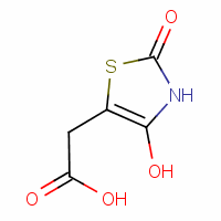 2,4-Dihydroxythiazole-5-acetic acid Structure,6628-19-9Structure