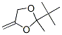 1,3-Dioxolane, 2-(1,1-dimethylethyl)-2-methyl-4-methylene- Structure,66290-95-7Structure